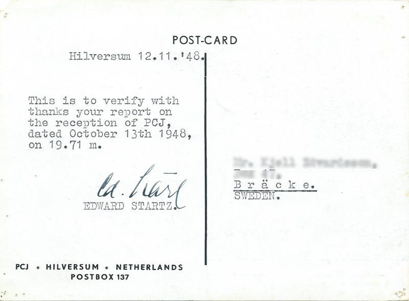 Radio Nederland, 1948