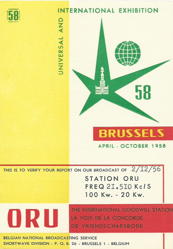 ORU Belgium, 1956