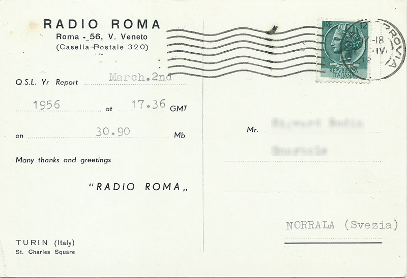 Radio Roma 1956