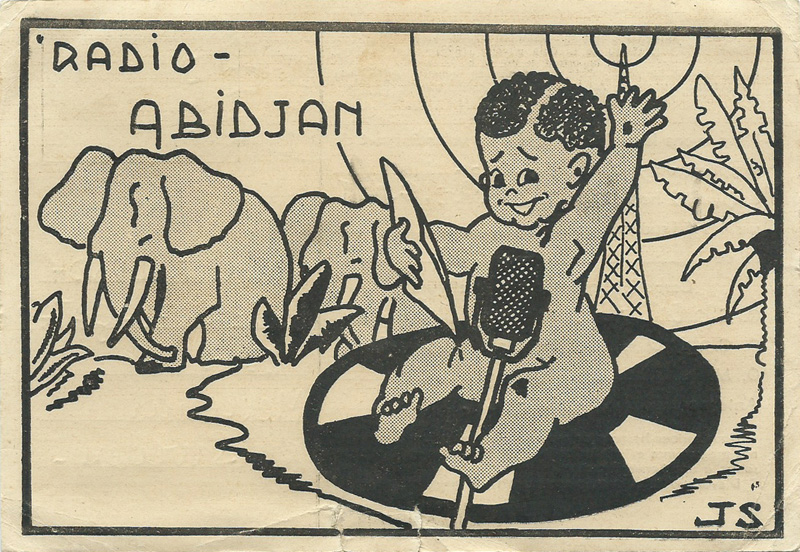 Radio Abidjan Ivory Coast 1957