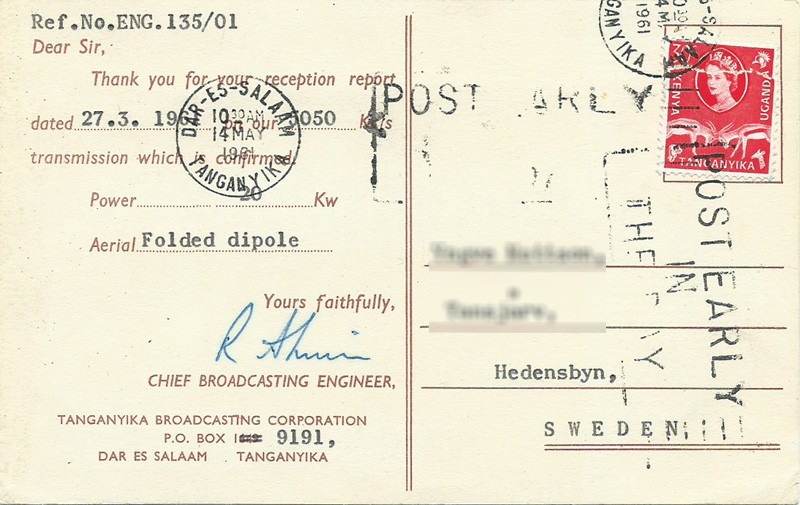 Tanganyika 1961