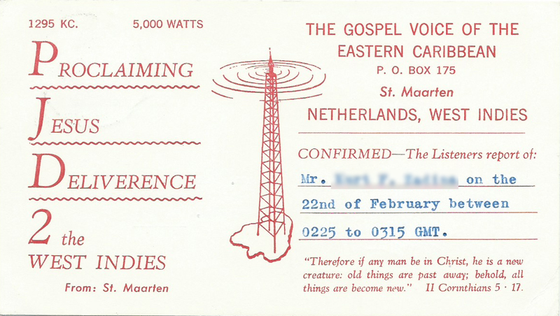 PJD2 Netherlands West Indies, 1965