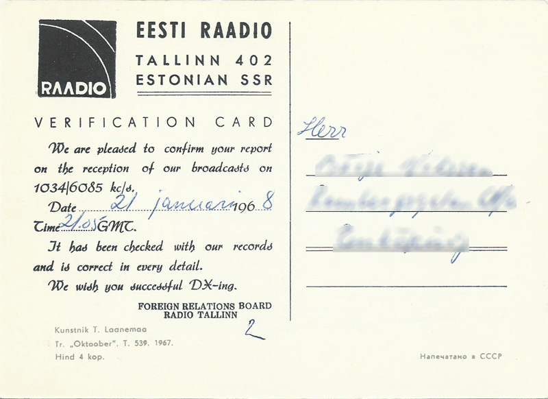 Estonian SSR 1968