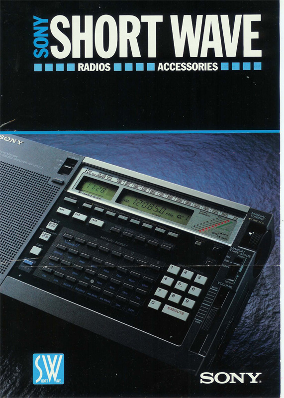 Sony Shortwave Brochure 1988
